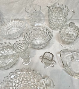 lot 218 image: Vintage Glassware including Fostoria