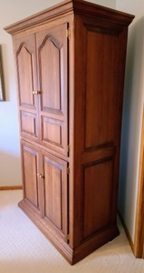lot 148 image: Large Wooden Armoire