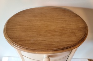 lot 158 image: Petite Painted Accent Table