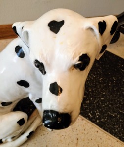 lot 167 image: Dalmatian Dog Statue