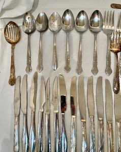 lot 241 image: Assortment of Silver Plated Flatware