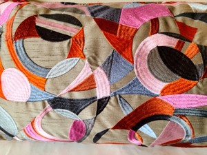 lot 194 image: Multi Colored Accent Pillow