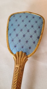 lot 198 image: Vintage Gold and Blue Vanity Set