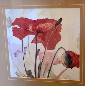lot 49 image: Pair of Pretty Floral Prints
