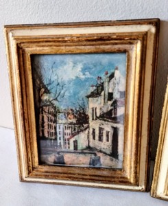 lot 73 image: Small Gold Framed Vintage Prints