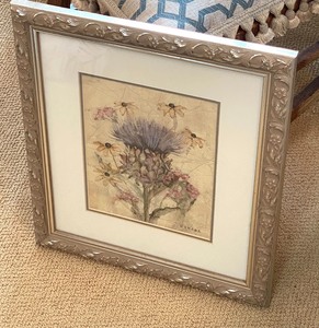 lot 40 image: Framed Floral Prints