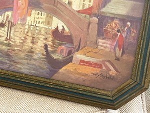 lot 43 image: Vintage Framed Print in an Art Deco Style Frame