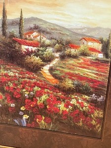 lot 46 image: Framed Landscape Print