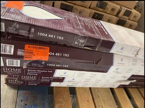 lot 22 image: Home Decorators Collection Brooks Meadow Oak 7 in. x 42 in. Rigid Core Luxury Vinyl Plank Flooring (20.8 sq. ft.case)
