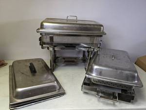 lot 88 image: Stainless Steel Chafing Dishes & Fuel