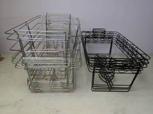 lot 89 image: Lot of Metal Serving Baskets