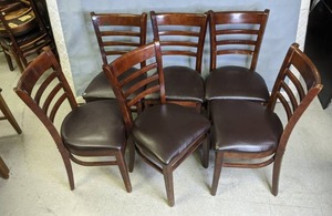 lot 66 image: Set of Six Dining Chairs