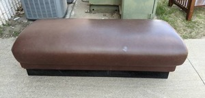 lot 182 image: 5 Ft. Leather Restaurant Booth Seat
