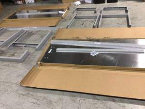 Lot of 2 Roosevelt Series 30 in. H x 72 in. W x 30 in. D Formica Laminate Top, 1,200 lbs. Capacity Workbench see pictures