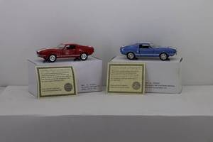 lot 39 image: (2) National Motor Museum Mint 132 1967 Ford Shelby GT 500 & 1967 Ford Shelby Mustang
