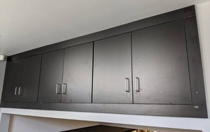 lot 24 image: 8.5 Ft. Wall Mount Recessed Storage Cabinet