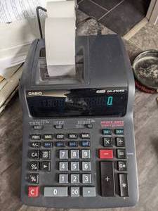 lot 40 image: Casio Heavy Duty Printing Calculator