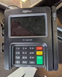 lot 20 image: Ingenico iSC Touch 250 POS CreditDebit Card Terminal (x4)