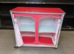lot 33 image: Stolichnaya Rolling Cart with Velcro Flaps STOLI