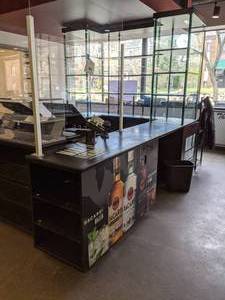 lot 10 image: Retail Counter & Shelving with Sneeze Guard (2 of 2)