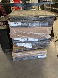 lot 23 image: Approx. 100 24 x 24 Carpet Squares