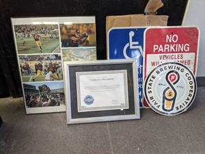 lot 131 image: Signage Beer, Parking, Gopher Football