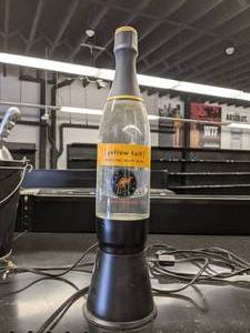 lot 102 image: Yellow Tail Wine Bottle Lamp