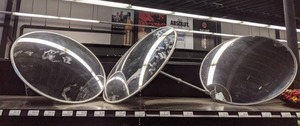 lot 105 image: Three Convex Security Mirrors