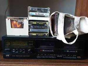 JVC Double Cassette With Cassettes