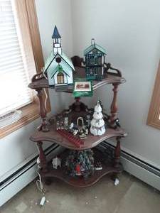 Stained Glass Treasures & Other Accessories, Includes Corner Shelf 17x17x34