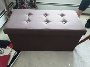 Storage Ottoman & Contents 30x15x15