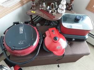 Lean Mean Fat Grilling Machine, Xpress Ready Set Go & West Bend Slow Cooker
