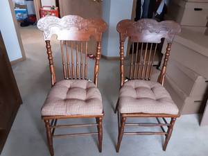 lot 39 image: Pair Of Vintage Chairs