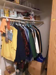 Contents Of Entry Closet (Washer & Dryer Not Included)