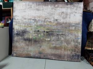 lot 38 image: Large Canvas Painting 60x50