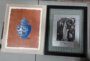 lot 44 image: Chrysler Building & Ginger Jar Picture 12x15