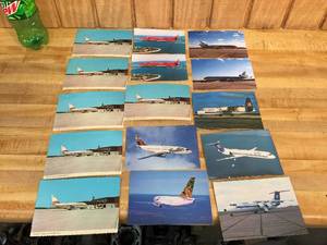 lot 20 image: Vintage Airline Postcards (15)
