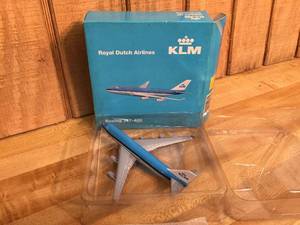 lot 23 image: Herpa Wings KLM Royal Dutch Airlines Boeing 747-400 Diecast