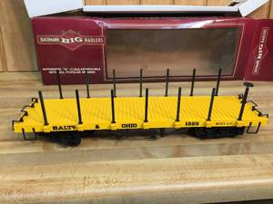 lot 86 image: Bachmann Big Haulers G Scale Flat Car