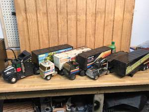 lot 107 image: Vintage Tonka, Buddy L, Nylint Semi-Trucks