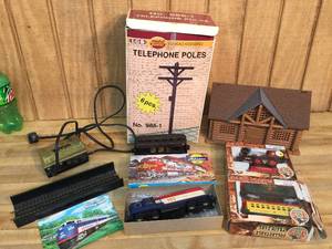 lot 126 image: Railroad HO-G-T and S Trains - Cast Iron