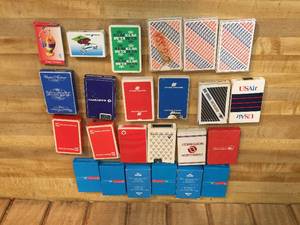 lot 135 image: Vintage Airline Playing Card Decks