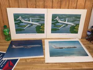 lot 139 image: Vintage Airplane Posters