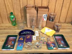 lot 141 image: Camel Cigarette Lighters, Ashtrays, Cards, Collectibles