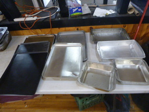 lot 54 image: Cake Pans and Cookie Sheets