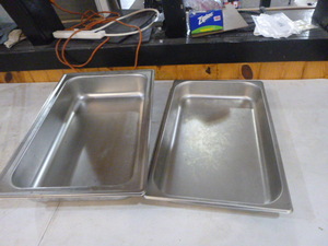 lot 92 image: 2 Steam Table Pans