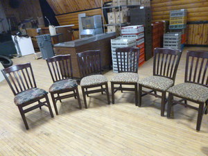 lot 117 image: 6 Dining Chairs