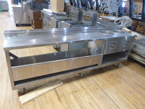 lot 7 image: Stainless Soup Line Table