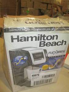 hamilton beach flex brew powers on ...