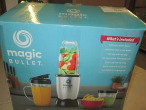 magic bullet ...